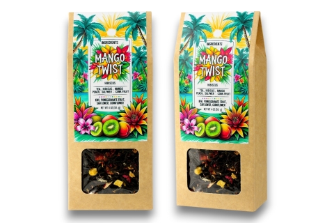 Herbata Czarna MANGO TWIST (KT) (50g) Porywający Tropikalny Akcent !!